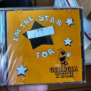 Georgia Tech CD with Yellow Jacket Design